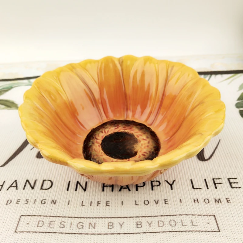 

Ceramic Bowl Noodle Ramen Salad Bowl Pure Hand-painted Ceramics Kitchenware Beautiful Flower Fruit Bowl Tableware Frutero