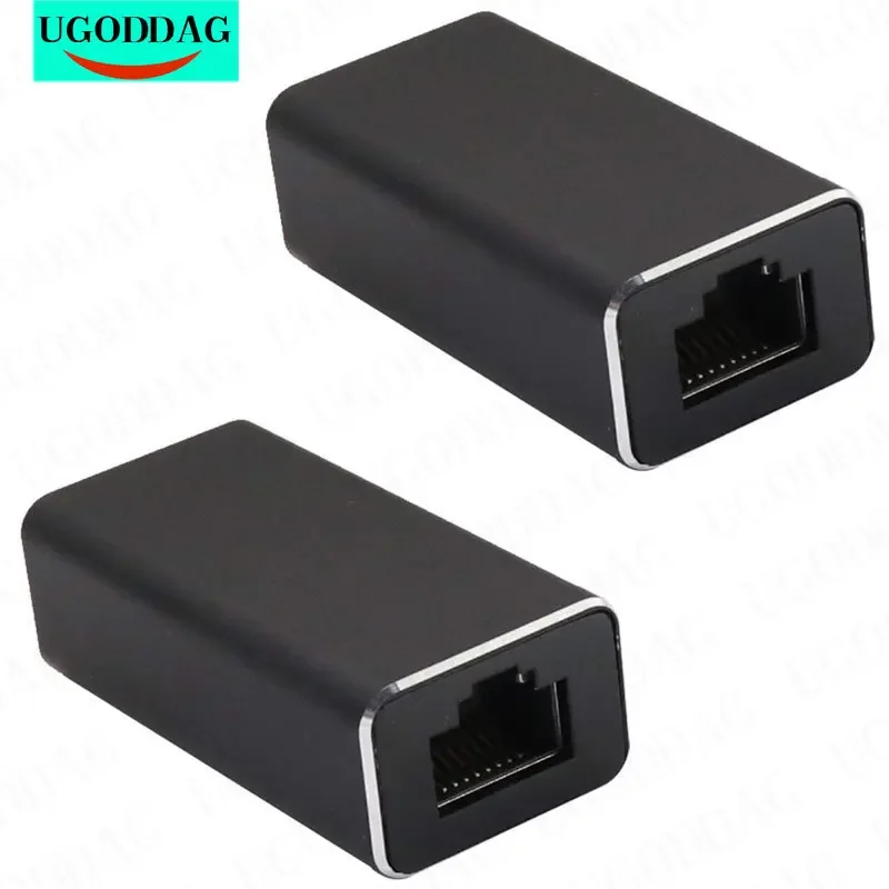 

RJ45 Coupler Metal Shell RJ45 Female to Female Ethernet Extension LAN Connector Inline Network Adapter for Cat7 Ethernet Cable