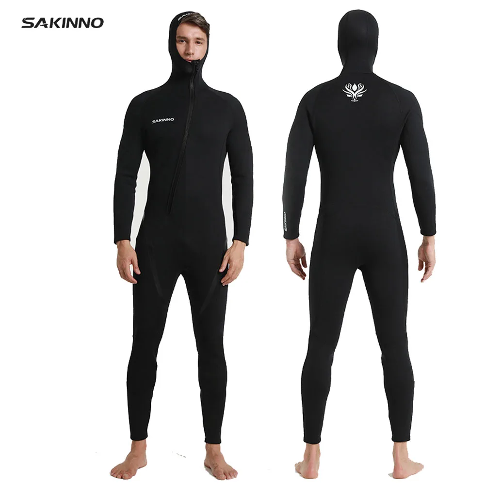 

3MM Neoprene Wetsuits Men Diving Surfing Swimming Full Suits Cold Water Keep Warm Front Zipper Water Sports Full Diver Suit