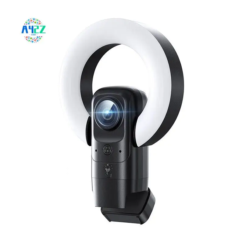 

A42Z-4K Webcam With Light, Webcam For PC With Microphone, USB Computer Camera With Stand Base For Desktop Live Show