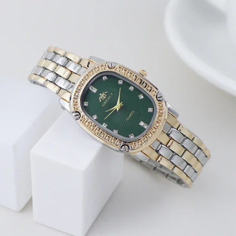 Luxury Fashion Women's Quartz Watch, Elegant and Stylish, with Adjustable Dial and Versatile Design