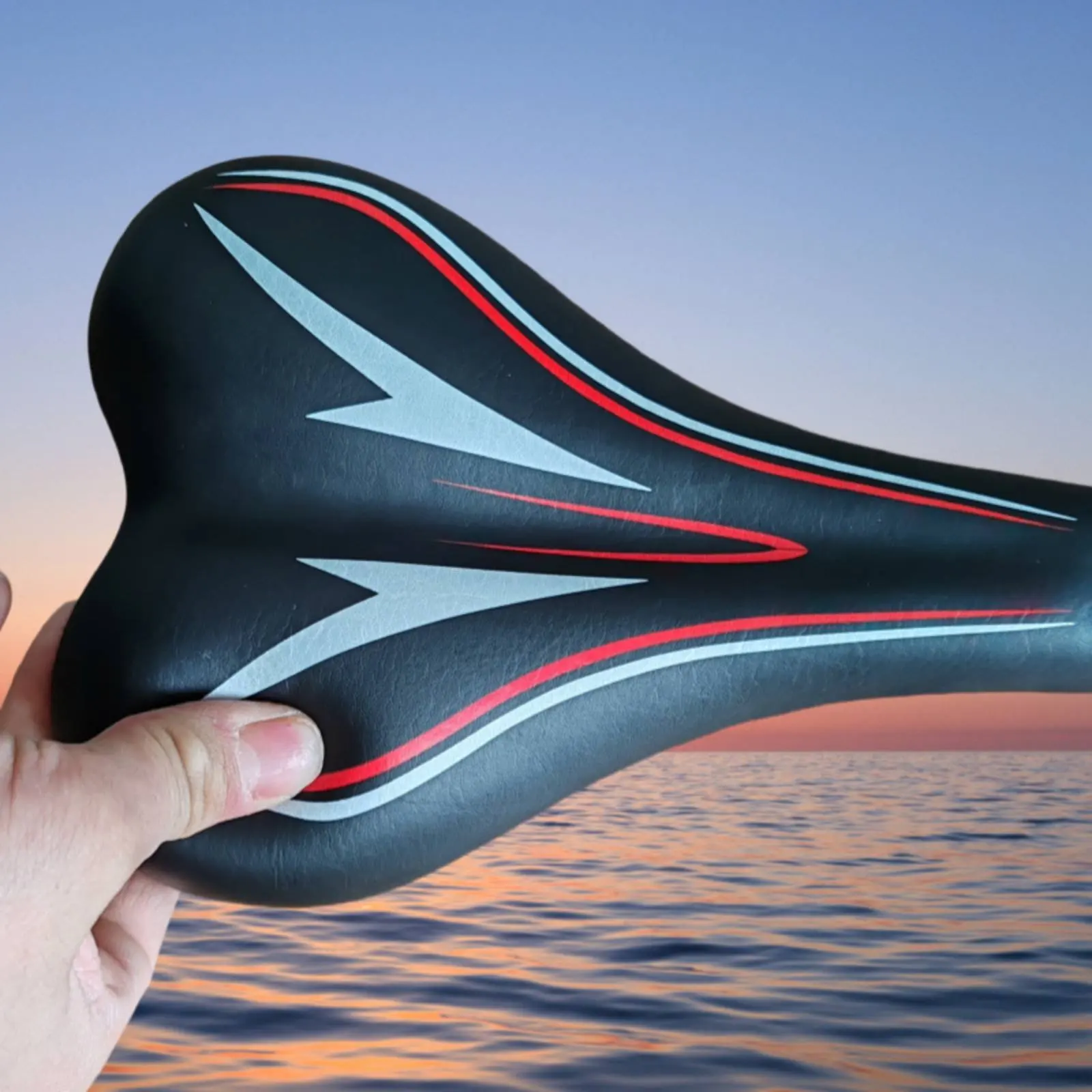 

Mountain Bike Saddle Thickened Waterproof Bike Saddle Cycling Gear Comfortable Wear-Resistant