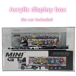 1:64 Van advan Shelby GT500 5FiveX LBWK Graffiti Acrylic box Car model display box
