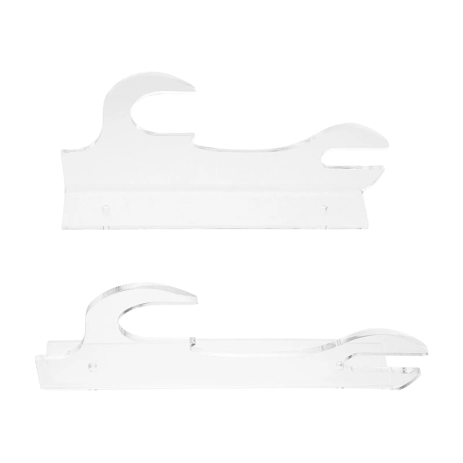 

2pcs Martial Holder Wall Hanging Display Sword Mount Display Holder Acrylic Material Durable Stable Sword Rack