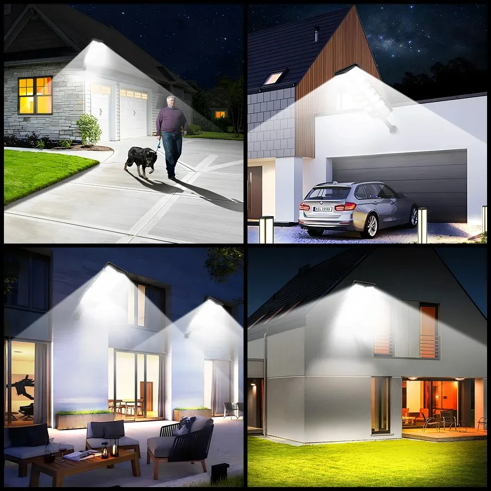 990000000LM أضواء الشمسية 720 LED فائقة السطوع مصباح للطاقة الشمسية الخارجية 3 طرق محس حركة الشمسية مصباح الشارع ساحة حديقة فانوس #6