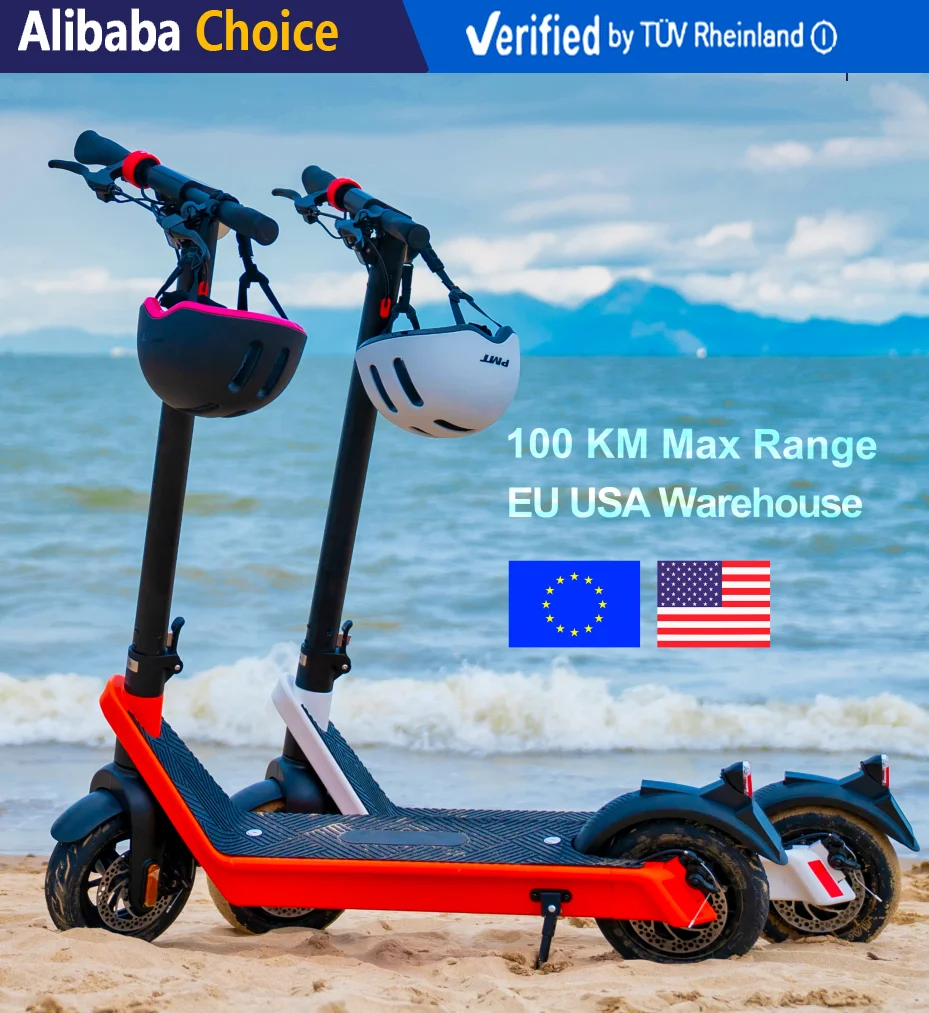 Rear Wheel Electric Scooter with Rechargeable Battery Wholesale Cheap Pedal Scooter for UK/European Union 40 Km/h