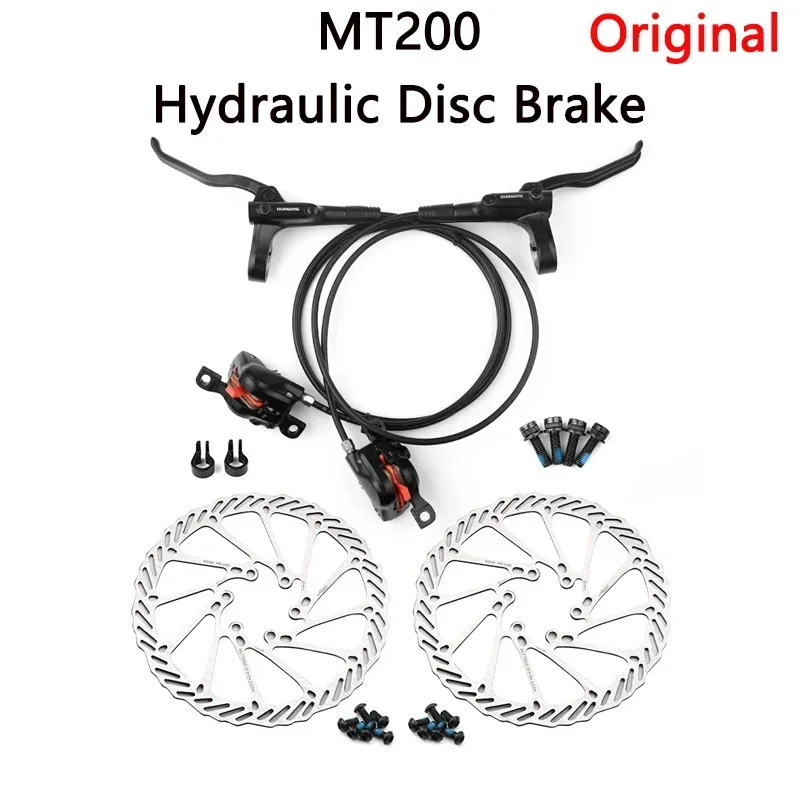 

Shimano BR BL MT200 Bicycle Hydraulic Brake Front 800mm Rear 1400mm MTB Hydraulic Disc Brake G3/HS 160MM With Rotor MTB Brake