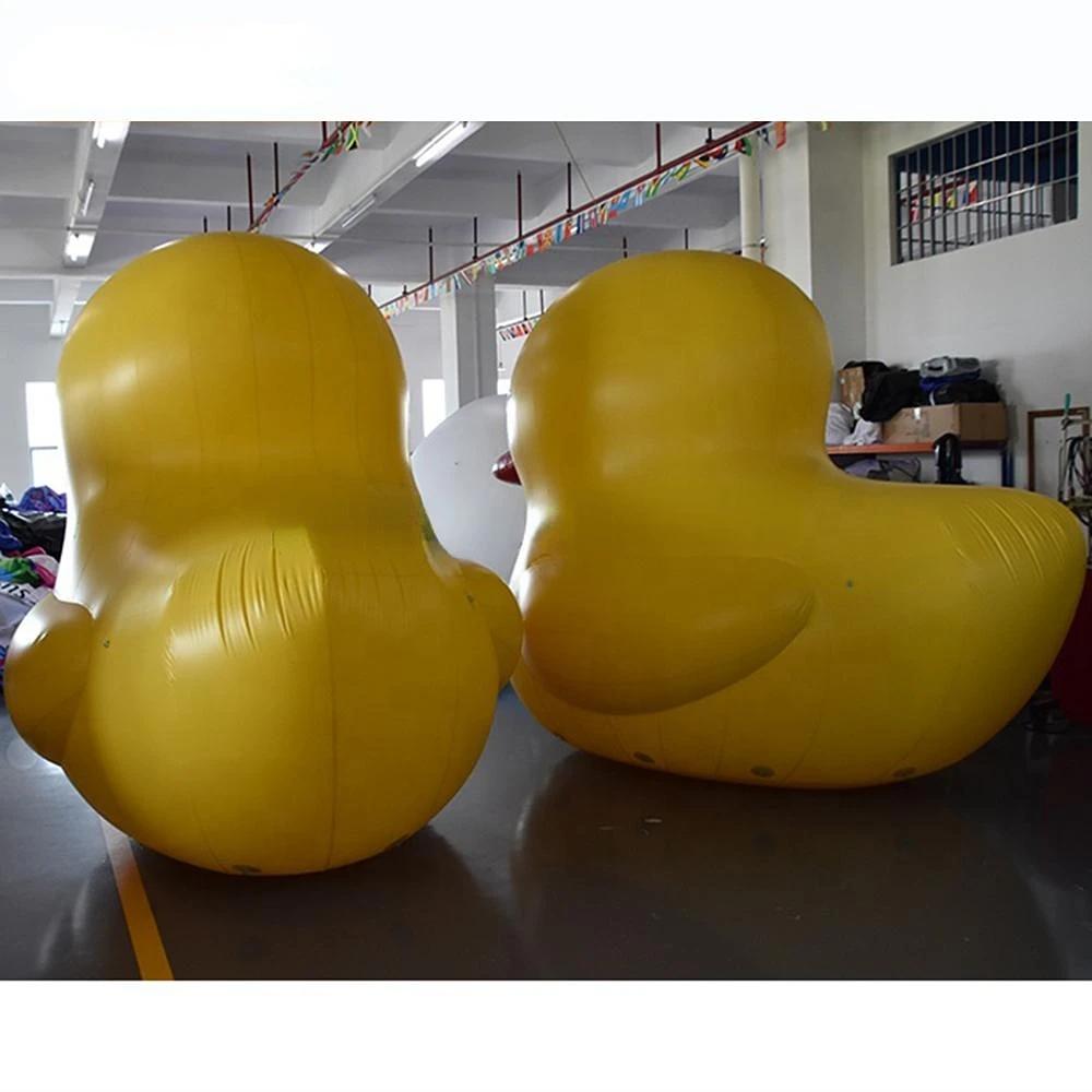 Lovely Cute Airtight Yellow Inflatable Buoy Duck Giant PVC Rubber Ducks for Advertising Showing