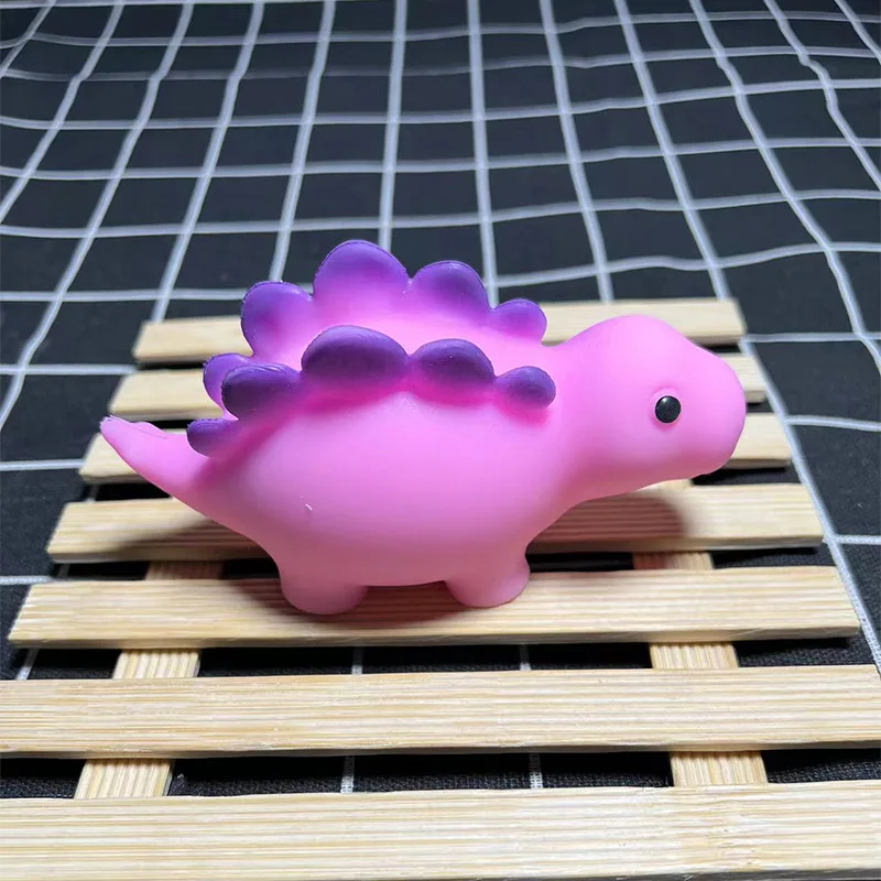 Stegosaurus ไดโนเสาร์ Squishy ช้าขึ้น Squeeze ของเล่น PU การ์ตูนความเครียดของเล่น Decompression ช้า Rebound Tricky สำหรับเด็กเด็กของขวัญ