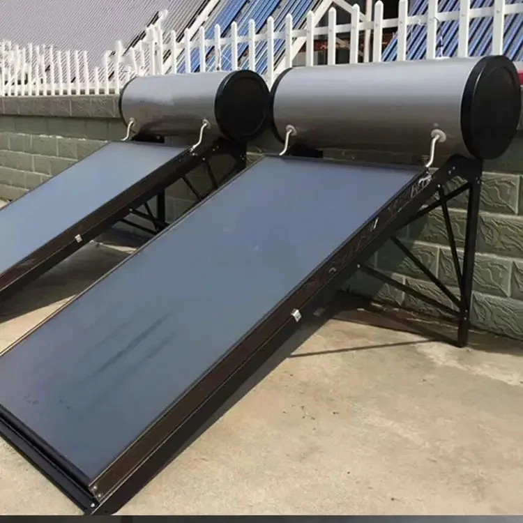 Freestanding Flat Plate Solar Water Heater Factory Low Price With Optional Electric Heater Magnesium Bar