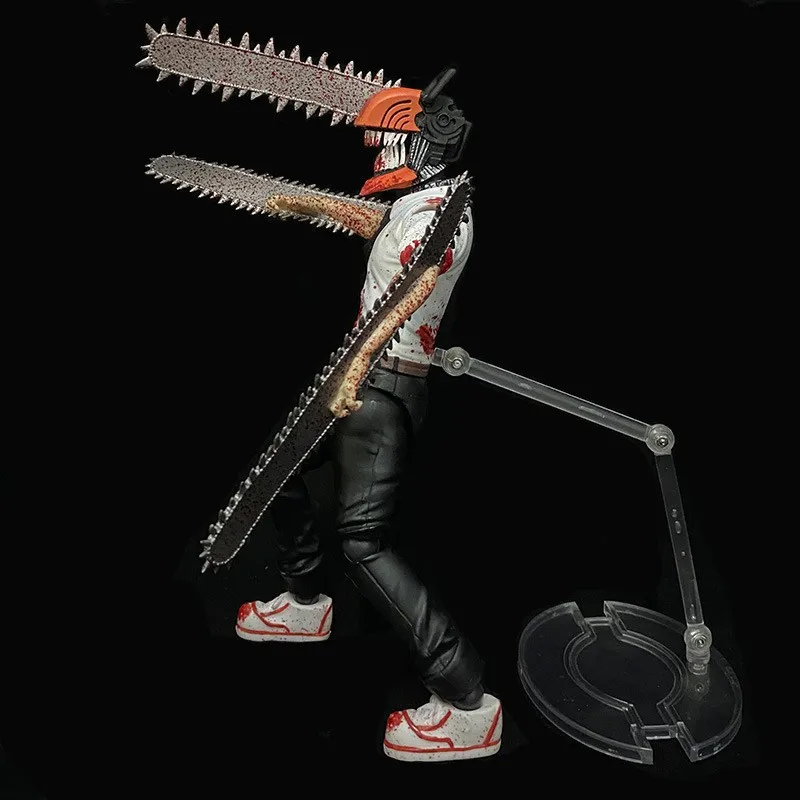 26CM Anime Chainsaw Man Denji Figure Samurai Sword Action Figure Model Toy Gift Collection Power Chainsaw Man Figure PVC