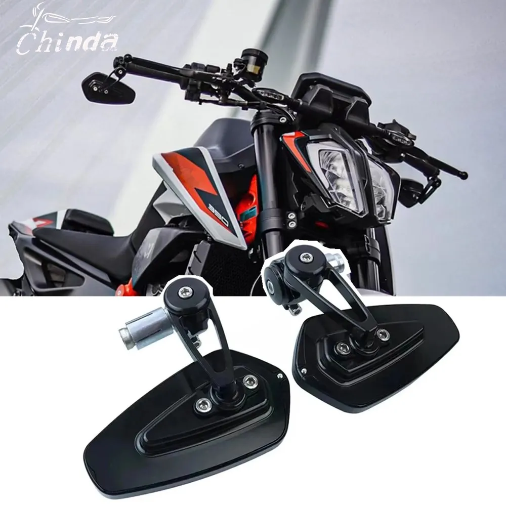 

For KTM 390 Duke 125 Duke RC390 2017-2023 Motorcycle Mirror Conversion CNC Handlebar Mirror