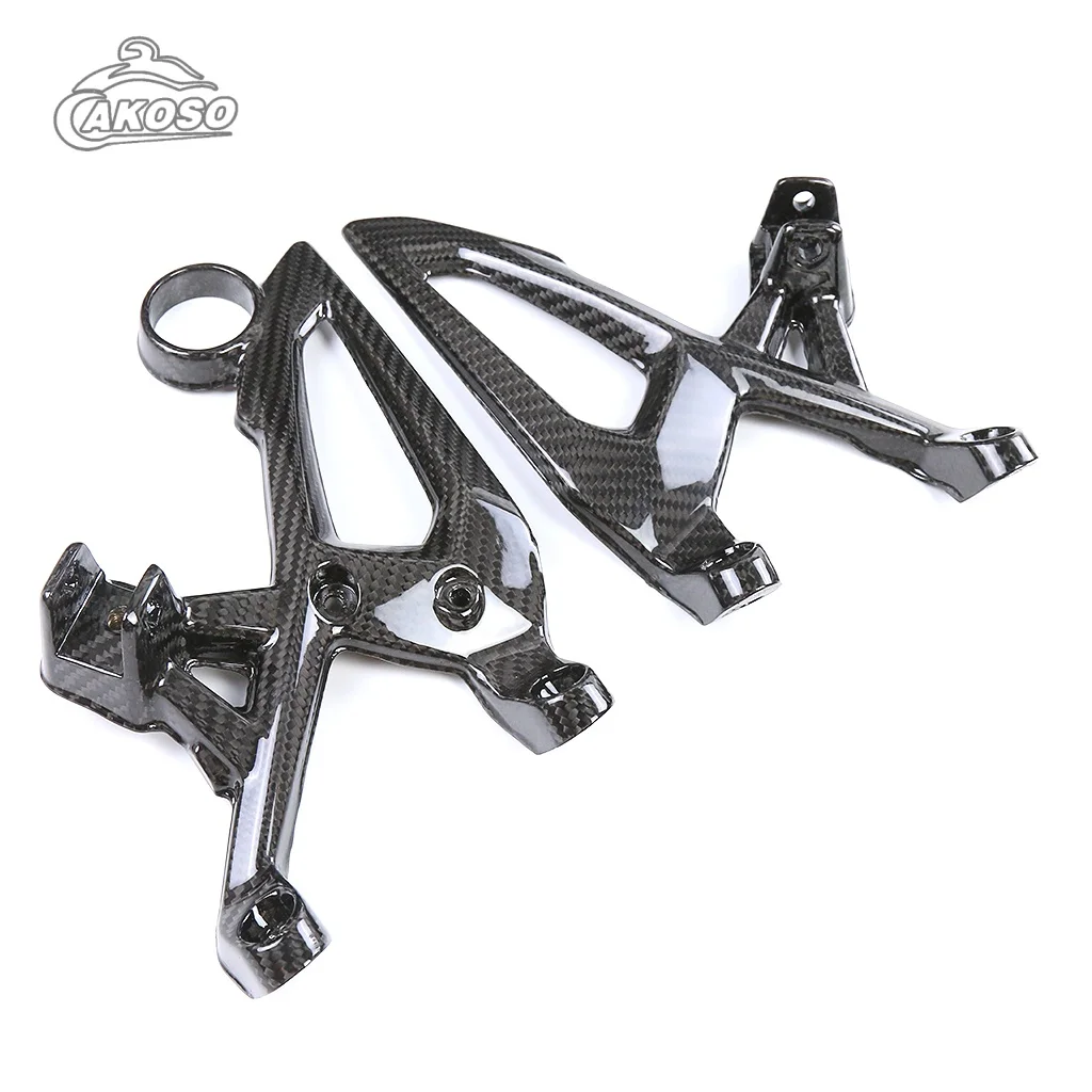 For BMW S1000R 2021+ 100% carbon fiber motorcycle shell accessories Heel guard 3K Twill weave glossy