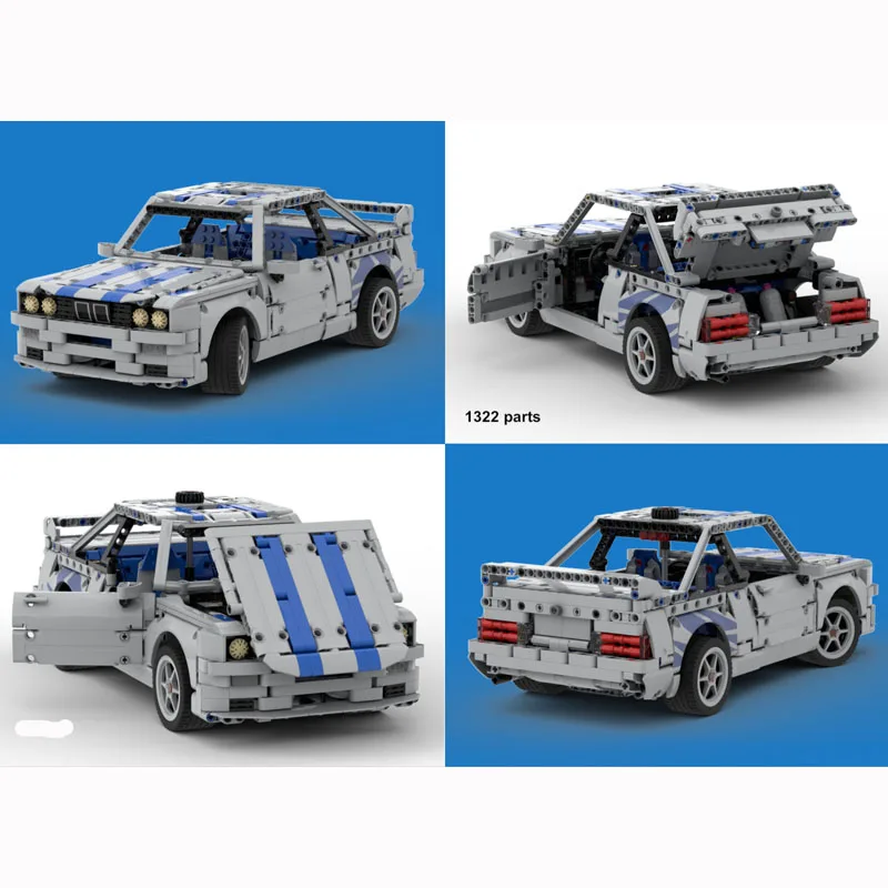 

MOC-238850 City Speed Champion Racing Sports Building Car Brick Set Creative Boys Birthday Gifts 1322PCS Creative Christmas Gift