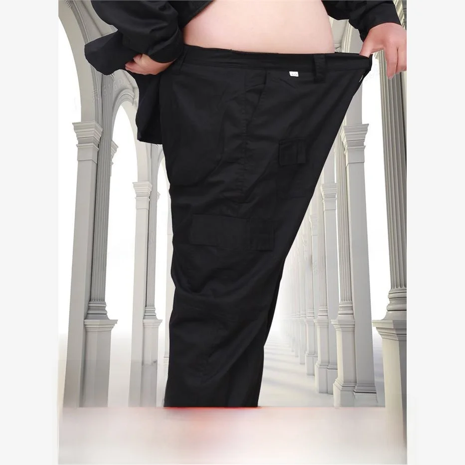 

plus Size Security Uniform Set Men's Loose Short Sleeve Long Sleeve Work Shirt Cotton Blend Fabric Summer Workwear Uniform