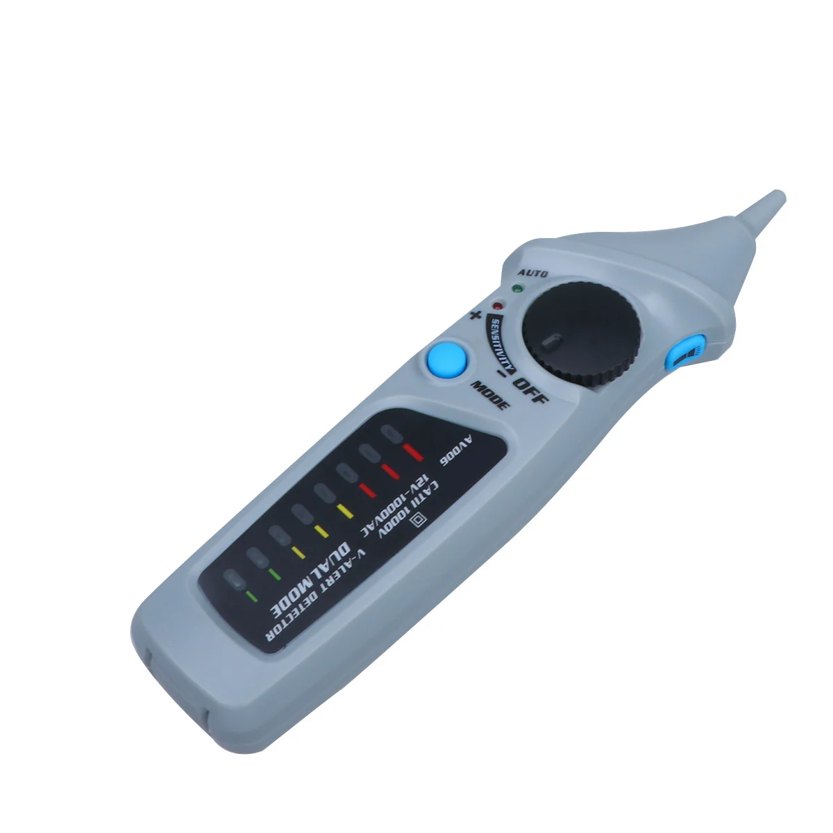 Berührungsloser Spannungsprüfer Avd06 Grau Auto Manual Live Wire Spannungsprüfer Stiftanzeige Steckdose Steckdose