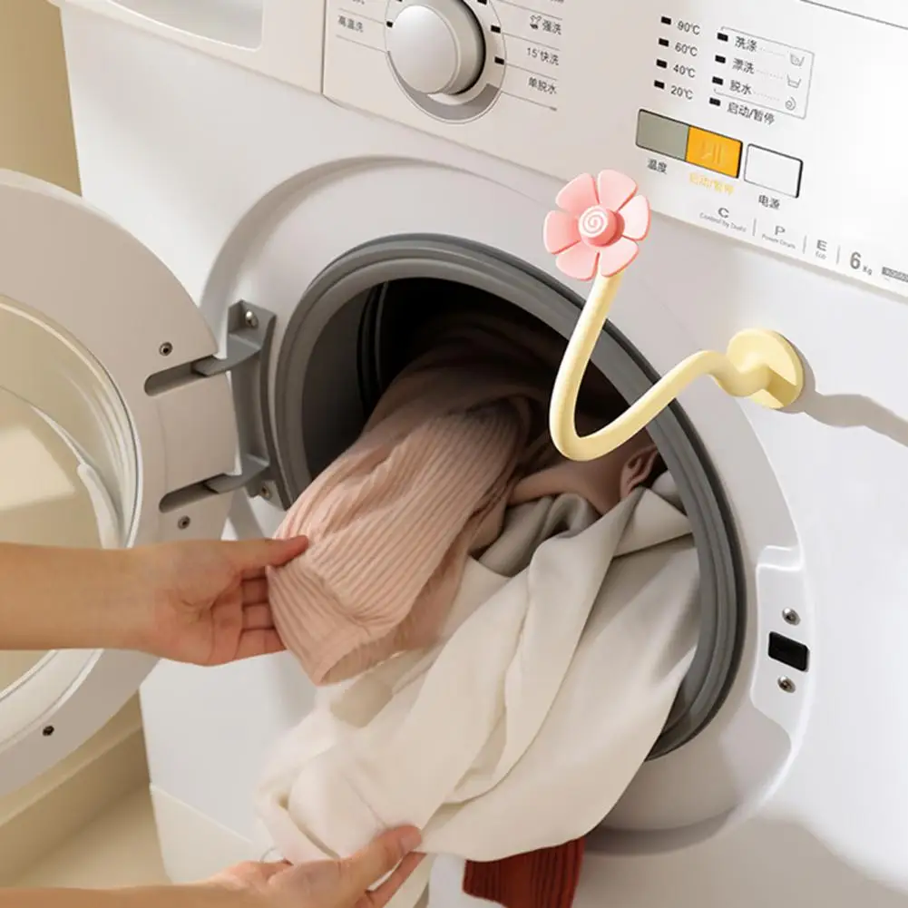 حامل باب غسالة الزهور، دعامة باب مغناطيسية للحمل الأمامي لمنع الرائحة، سدادة غسالة المجفف، غسيل قابل للإزالة