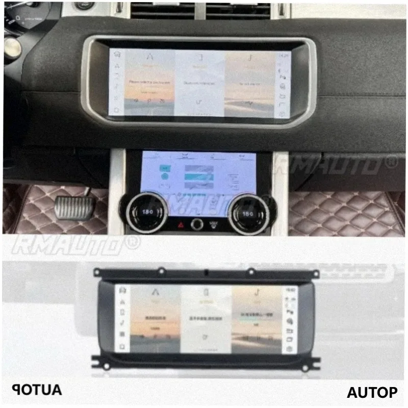 Air Conditioning Panel Rear Climate Control Panel Car LCD Digital Cluster Body Kit For Range Rover Evoque 2012-2018 Styling Kits