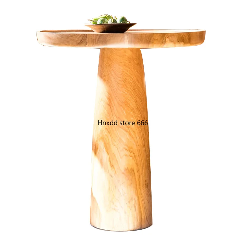 Solid wood rattan, home modern minimalist restaurant high stool Nordic hotel retro bar chair