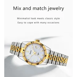 Deesio official-website Mechanical Watch Luxury Couple 50m Waterproof Wristwatch watches for women relojes de pulsera mecánicos