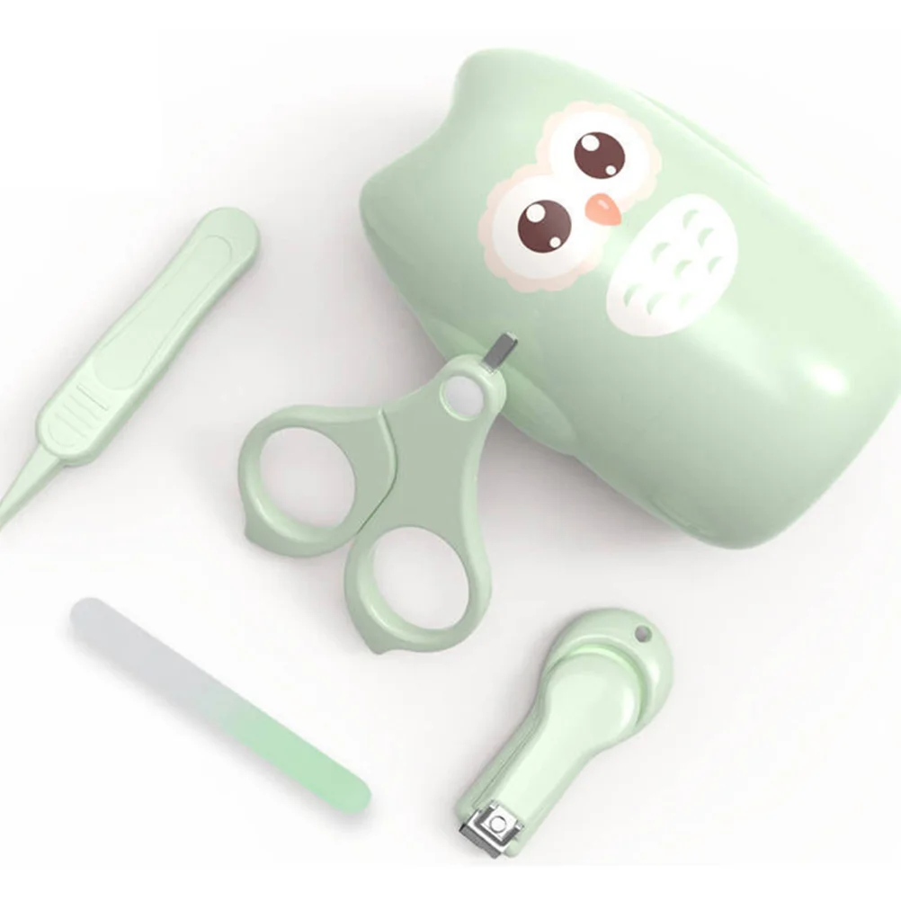 

Nail Clipper Set Scissors Tweezers Manicure Kit Clippers File Grooming Toddler Trimmer