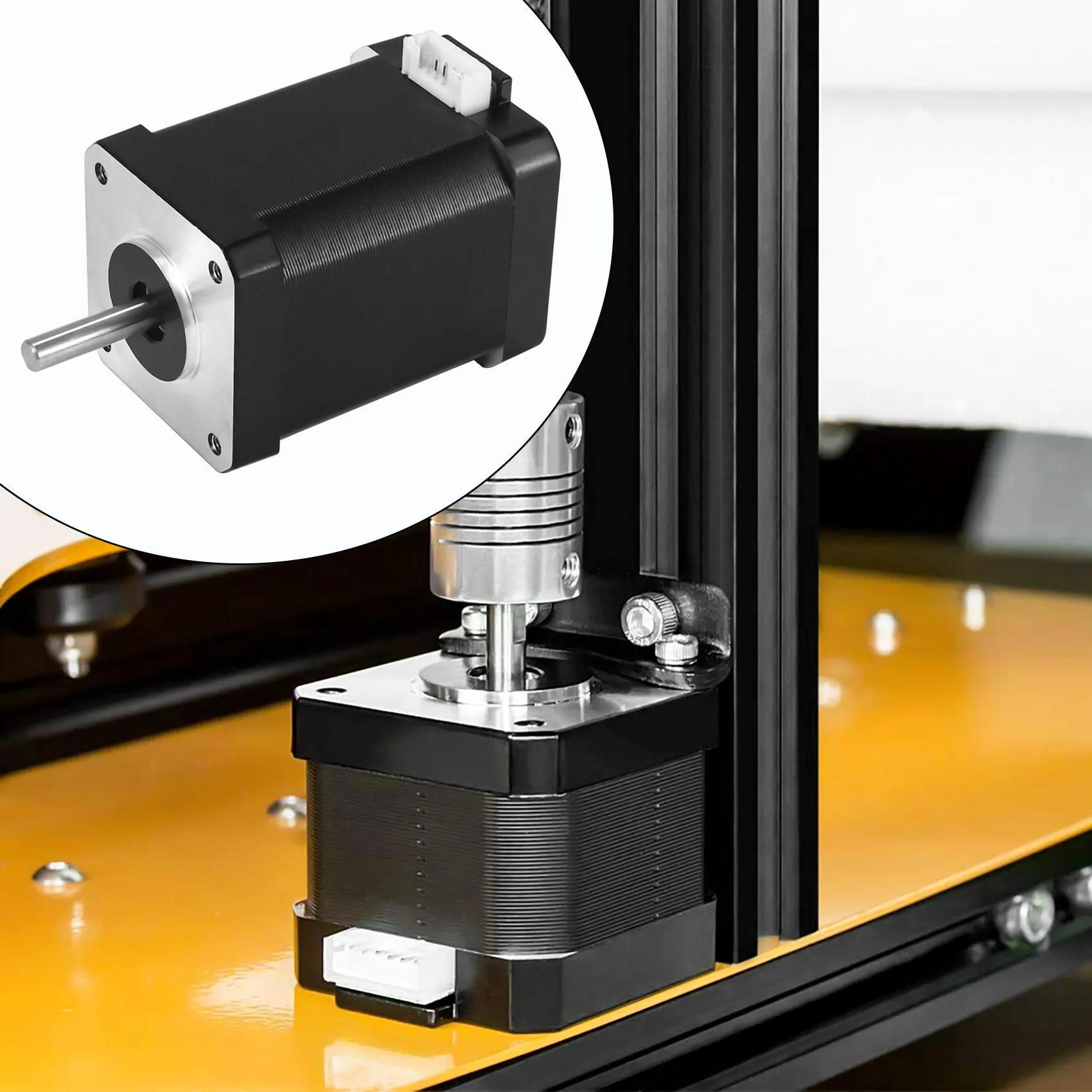 

Высокомоментный биполярный шаговый двигатель A93Z Nema 17, 92 унции на дюйм / 65 Нсм, 2.1 А, для экструдера