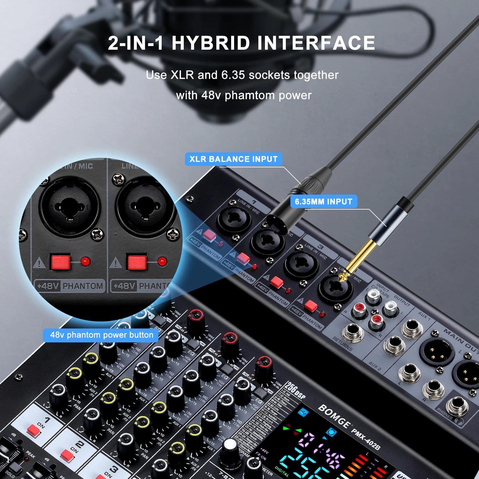 BOMGE 4 Channel 350W×2 Power A - Audio Music Dj recension och pris