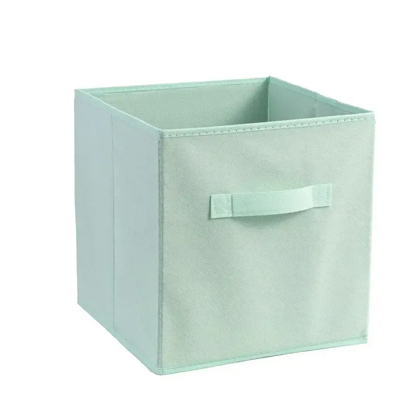 Non Woven Storage Box with Handles Foldable Fabric Storage Cube Colorful Organizer for Clothes Toys Books Shelves Closet Nursery - Image 19