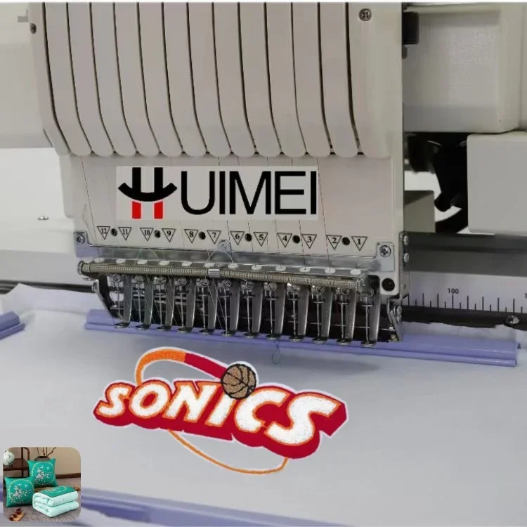 Small Personalized Embroidery Machine Multi-color High Speed Single Head Embroidery Machine