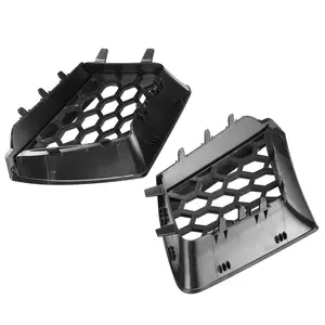 Paar oberer vorderer Stoßfänger Grill für Sitz Ibiza Typ 6L Cordoba 2002-2009 Mattes Schwarz-Wärme-Test Gitter 10 Hauptverkäufe Ibiza 6L Grill - №3