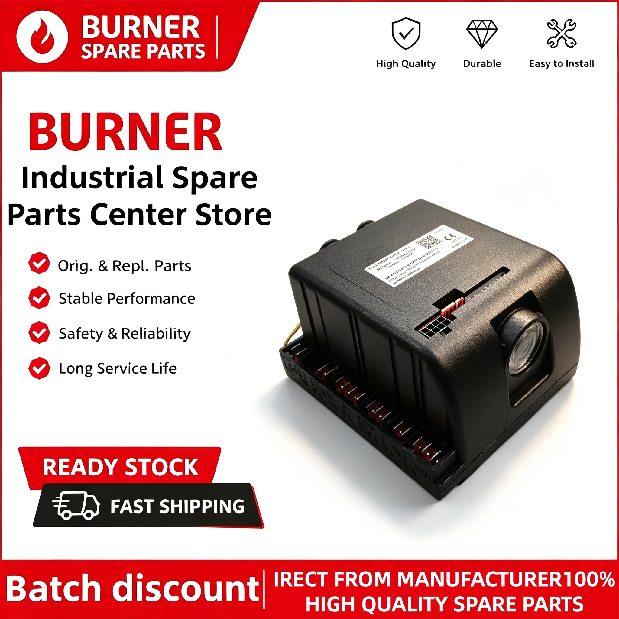 Gas Burner Sequence Control Box MG557-MWZG MG569-BWZG Genuine OEM Industrial Heating Furnace Replacement Spare Parts
