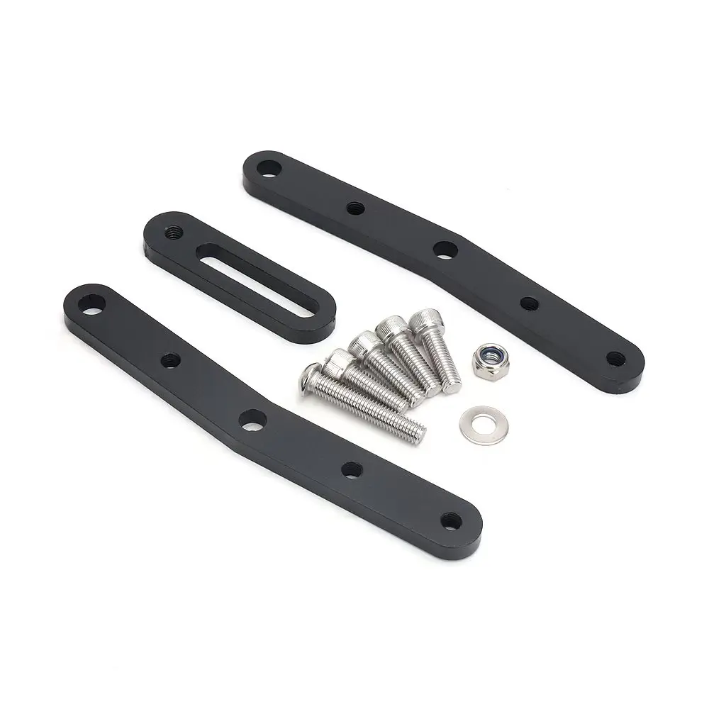 Motorcycle modification accessories Rear Pedal Lowering Kit Passenger Footrests Supports Black For HONDA CM300 CM500 Rebel