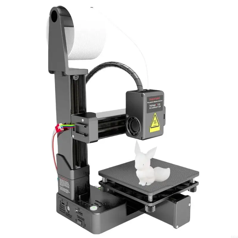 K10 Quiet 3D Printer Small -size -size -size للمبتدئين مع سهولة الاستخدام E65A