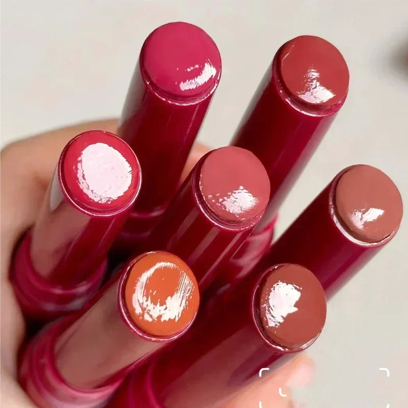 8 colori gelatina rossetto specchio idratante acqua luce solido lucidalabbra tè di vetro rosso marrone smalto per labbra tinta trucco cosmetici nuovo