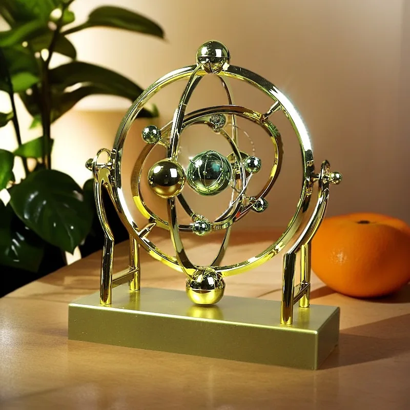 Celestial Orbit Pendulum Perpetual Motion Machines Kinetic Arts Desk Decor Astronomy Models Rotating Sculptures Small Ornaments