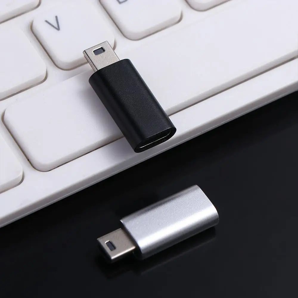 Mini USB Male USB Male Type C Female OTG Adapter Mini 5 Pin USB Adapter Mini USB To Type-C Connector Data Transfer Connector