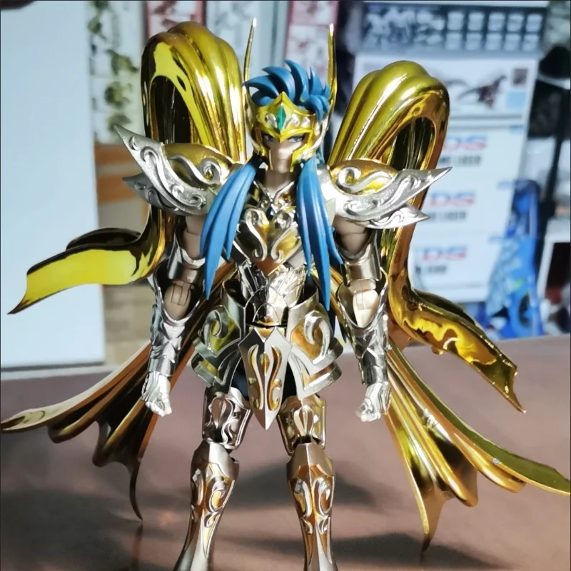 

In Stock Great Toys/Gt Saint Seiya Myth Cloth Ex Aquarius Camus Sog/Soul Of God Gold Knights Of The Zodiac Action Figure Toys