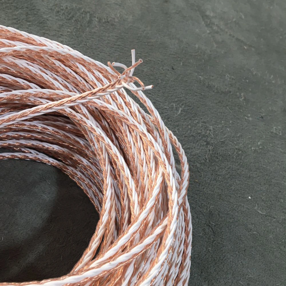 4/6/8/12TC 24 النوى OCC سلك كابل مكبر الصوت عالية النقاء سلك الطاقة مكبر للصوت CD مشغل ديفيدي القرص الدوار