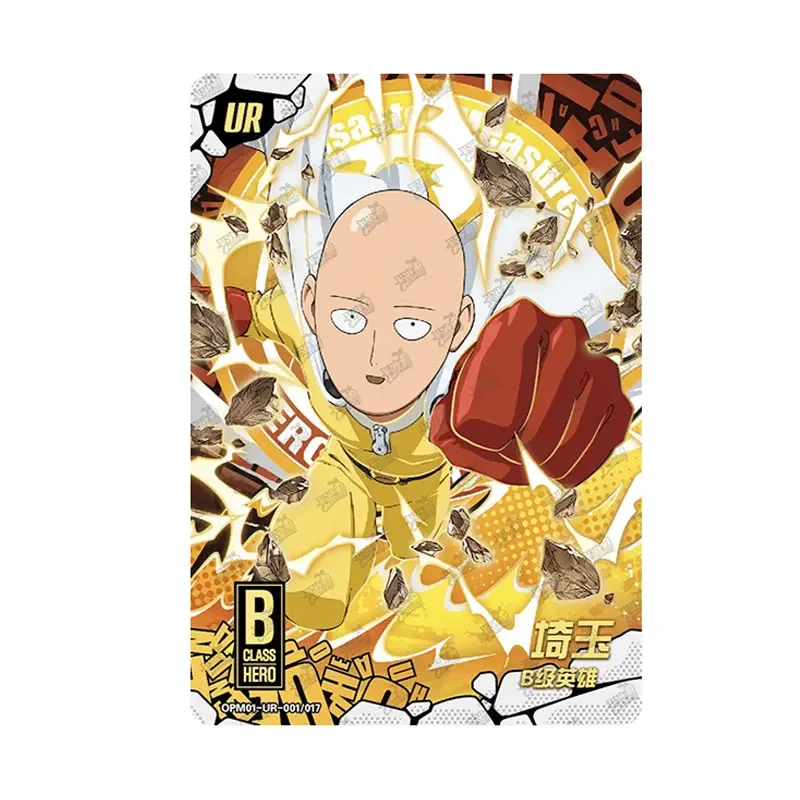 KAYOU Genuine ONE PUNCH-MAN Series 1 Serious Version SSR/SR Single Sheet Full Set Saitama Terrible Tornado Genos Collection Card