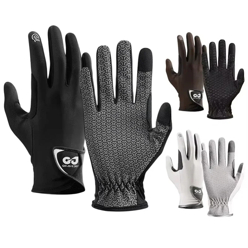 

Breathable Sun Protection Horse Riding Gloves, Non-Slip Lightweight Wear-Resistant Equestrian Gear