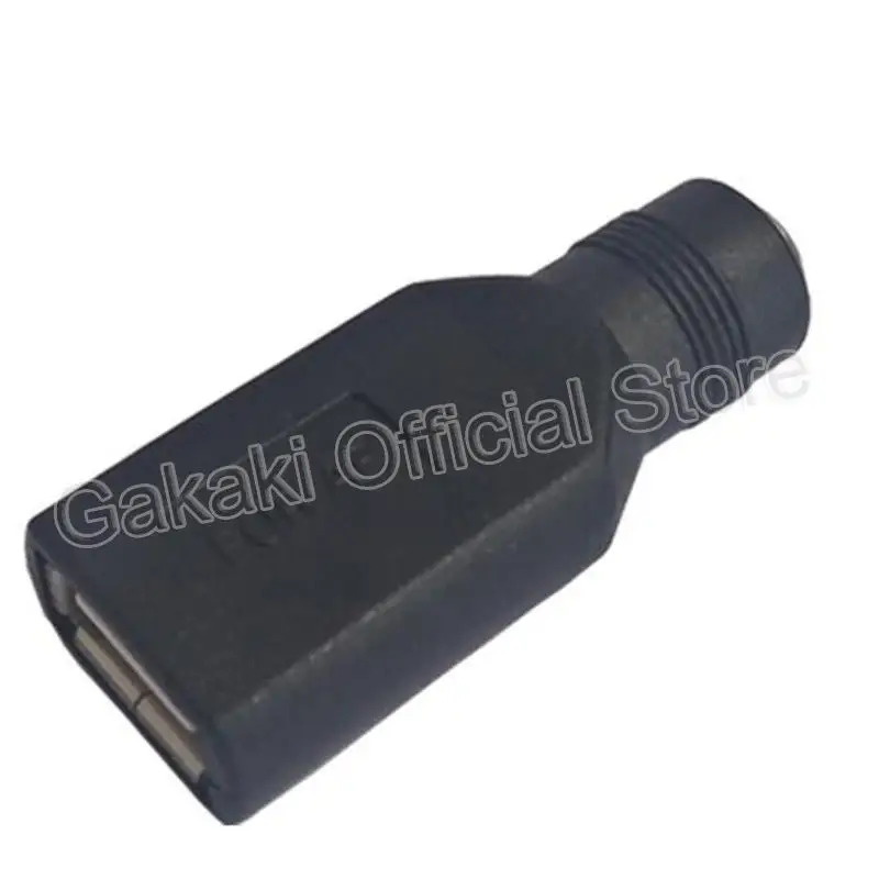 DIY Connector 5.5*2.1mm DC Female Power Jack To USB 2.0 Type A Male Plug Jack Socket 5V DC Power Plugs Adapter Laptop
