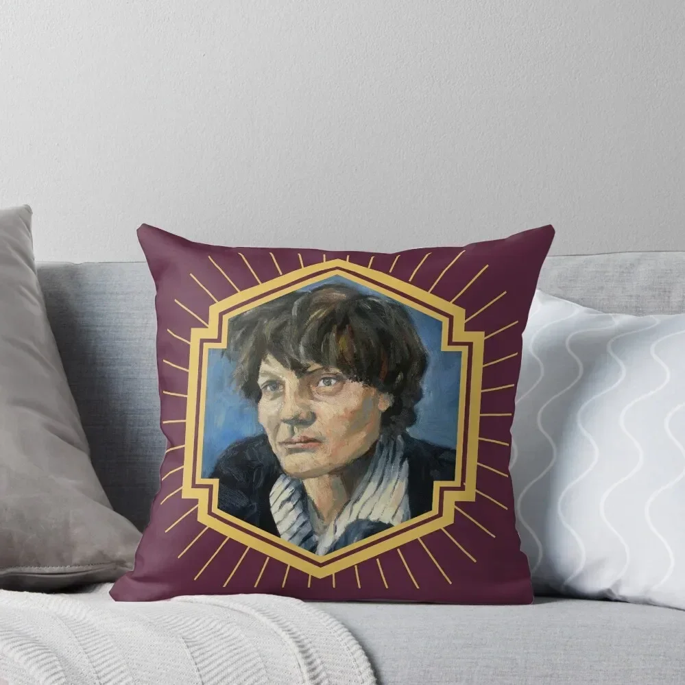 Iris Murdoch Throw Pillow Christmas Throw Pillows Covers Cushions For Children autumn pillowcase luxury decor pillow