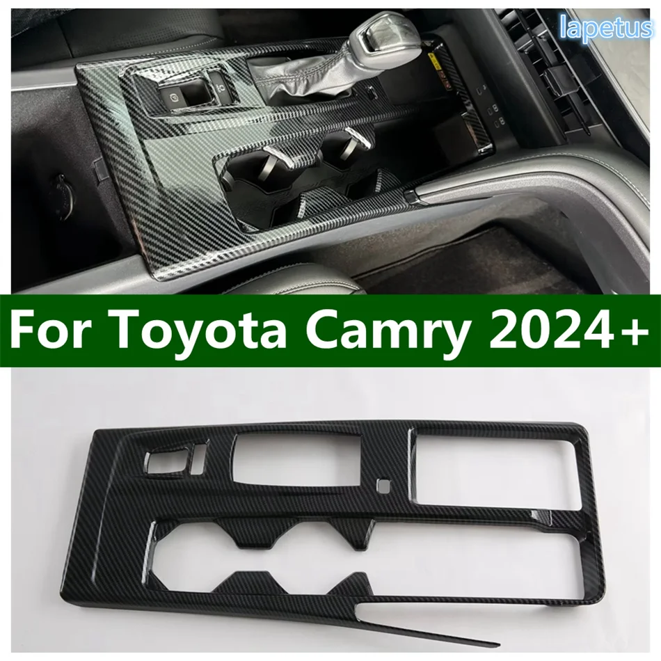 

Middle Control Central Multi-function Button Frame Shift Stall Knob Cover Trim For Toyota Camry 2024 2025 Left Hand Drive Only