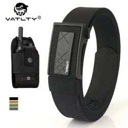 VATLTY Multifunctional Rigid Tactical Belt for Men Metal Automatic Buckle Casual Belt Stiff Work Belt Military Accessories