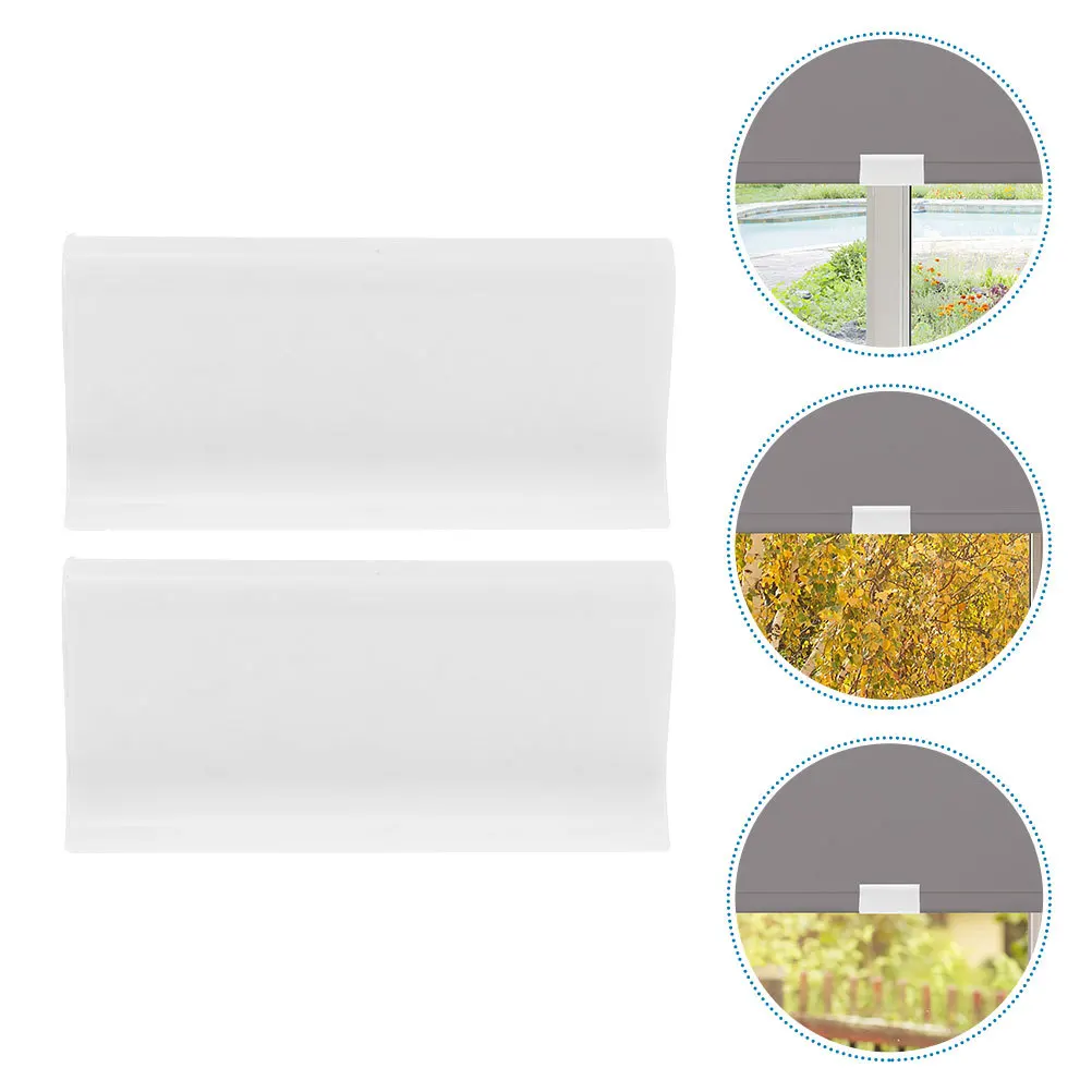 

2pcs Plastic Roller Blind Pulls Rolling Curtain Fixing Grips Window Shade Pulls For Office Home Shutter Accessories Clip