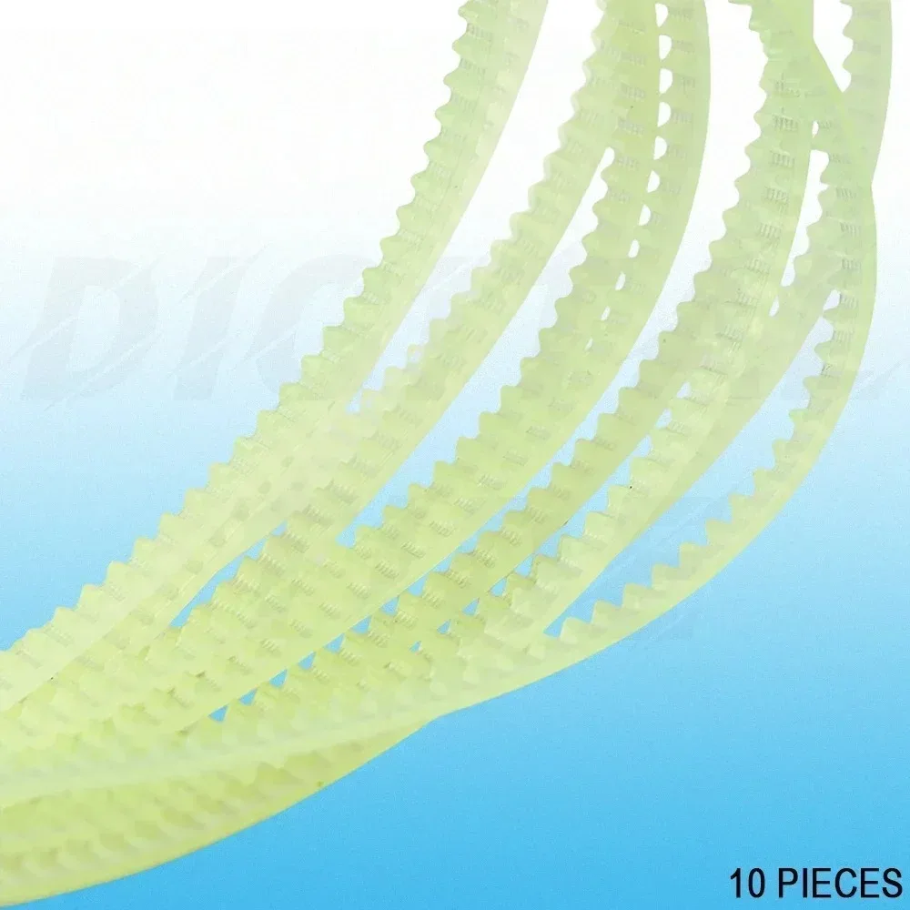 10pcs Gear Belt Tooth Belt Spare Part for FR-900 FRM-900 Series Continuous Bag Sealing Machine (410mm/420mm/428mm)