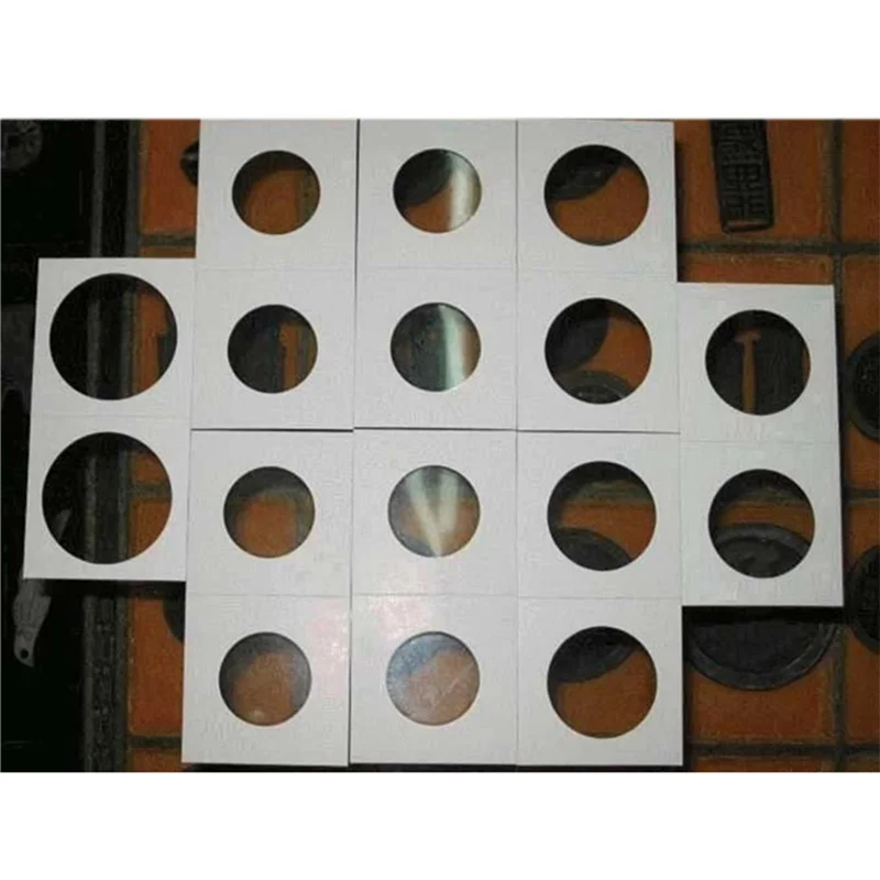 EDT-150 шт. квадратные картонные держатели для монет, принадлежности для монет, коллекция альбомов для монет, маяк, штамп, держатели для монет, чехол