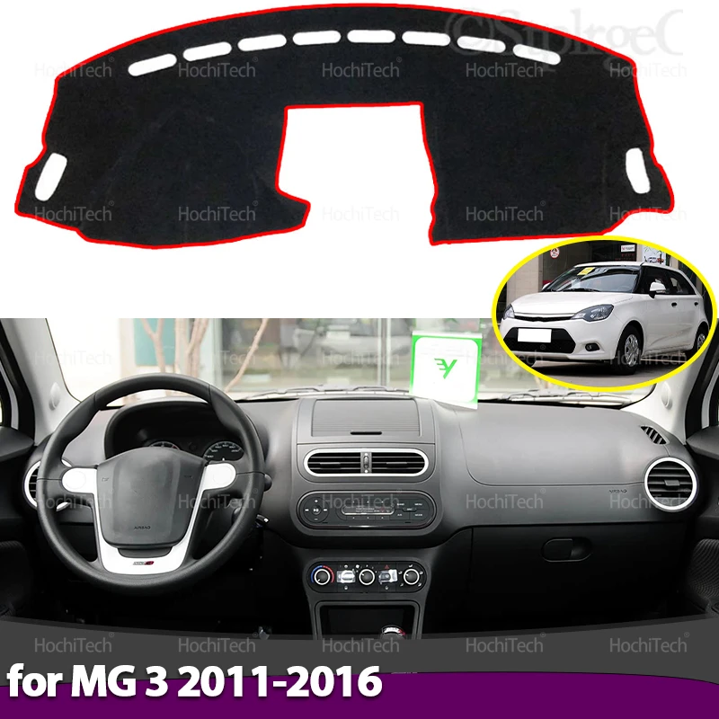 For MG 3 MG3 ZP11 Second Generation 2011-2016 Car Dashboard Cover Avoid Light Pad Instrument Panel Mat Case Carpets 2013 2014