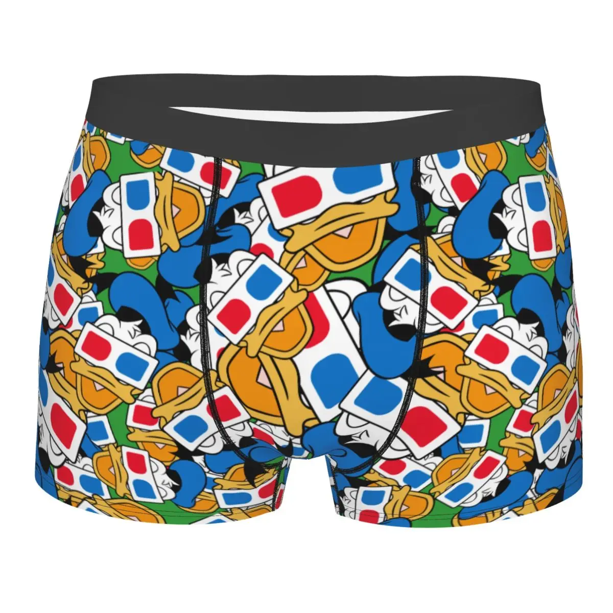 

Cartoon Mickey Donald Duck Men Long Underwear Boxer Shorts Panties Sexy Breathable Underpants for Homme S-XXL