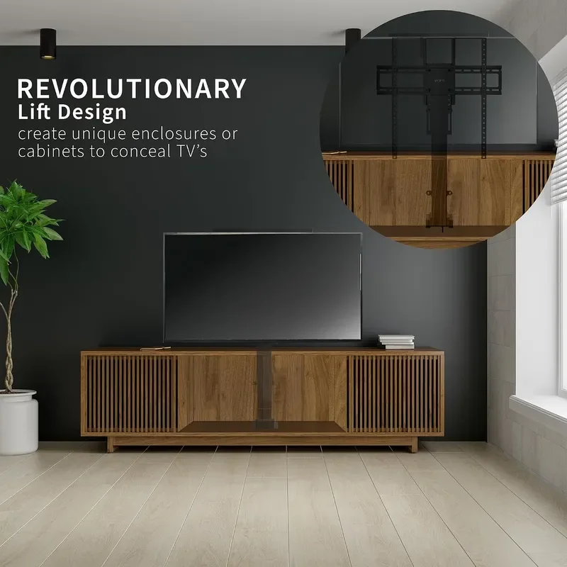 Motorized Large TV Stand for 37 to 77 inch Screens MOUNT-E-UP80D